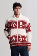 CozyChic® Unisex Disney Mickey Fair Isle Zip Sweater