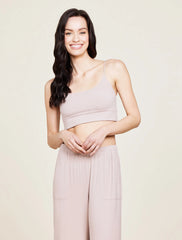 Malibu Collection® Ultra Soft Rib Bralette