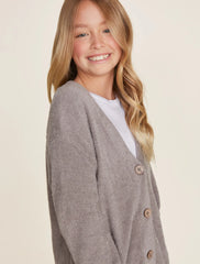 CozyChic Lite® Youth Cable Button Cardi