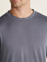 Malibu Collection® Slub Burnout Cut Neck Tee