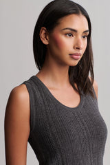 CozyChic Ultra Lite® Cable Knit Tank