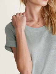 Malibu Collection® Linen Raglan Tee