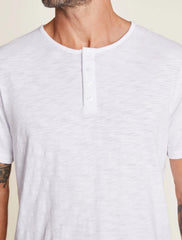 Malibu Collection® Slub Henley Tee