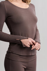Ultra Soft Rib Long Sleeve Tee