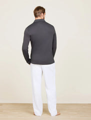 Malibu Collection® Pima Long Sleeve Polo