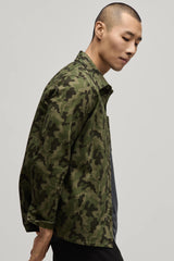 Cotton Twill Shirt Jacket