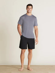 Malibu Collection® Slub Burnout Cut Neck Tee