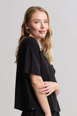 Ultra Soft Jersey Short Sleeve Boxy Tee