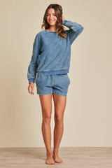 Women's Indigo Knit Pullover