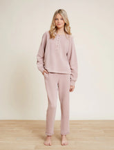 Malibu Collection® Youth Brushed Terry Rolled Hem Pant