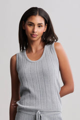 CozyChic Ultra Lite® Cable Knit Tank