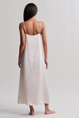 Liquid Satin Lace Slip Dress
