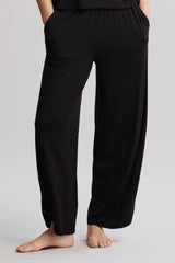 Ultra Soft Jersey Curved Hem Cropped Pant