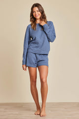 Malibu Collection® Slub Double Knit Pullover