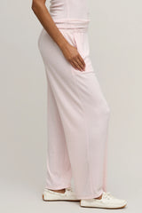 Pointelle Rib Pant with Scallop Trim