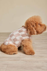 CozyChic® Tile Check Pet Sweater