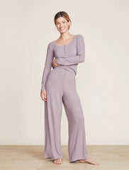 Malibu Collection® Ultra-Soft Rib Wide Leg Pant
