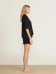 CozyChic Ultra Lite® Cropped Short Sleeve Shirt