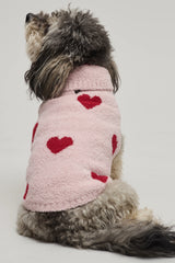 CozyChic® Heart Print Pet Sweater