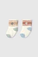 CozyChic Lite® Baby Striped Play Sock Set