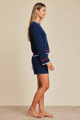 CozyChic Ultra Lite® Pullover with Contrast Stripes