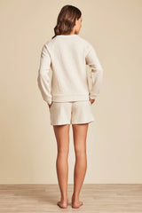 Malibu Collection® Slub Double Knit Pullover
