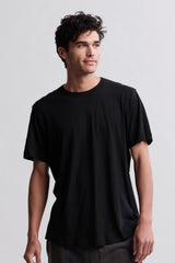 Malibu Collection® Short Sleeve Cotton Modal Crew