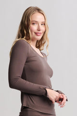 Ultra Soft Rib Long Sleeve Tee