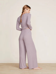 Malibu Collection® Ultra-Soft Rib Wide Leg Pant