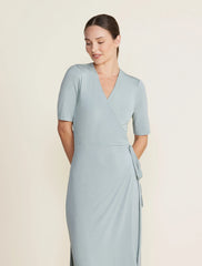 Luxe Milk Jersey® 3/4 Sleeve Wrap Dress