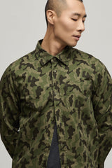Cotton Twill Shirt Jacket