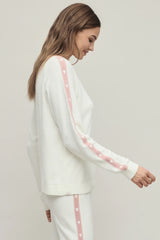 CozyChic Ultra Lite® Heart Stripe Pullover