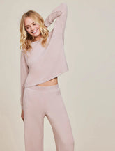 Malibu Collection® Brushed Fleece Mix Raglan