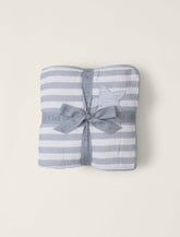 Organic Cotton Double Cloth Stripe Toddler Quilt