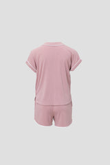 Malibu Collection® Youth Soft Jersey Piped Pj Set