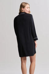 Luxe Milk Jersey® Sleep Shirt with Piping