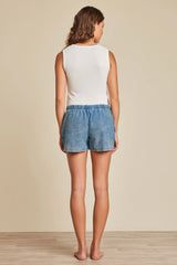 Women's Indigo Knit Short