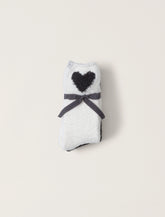 CozyChic® Heart Print Sock Set
