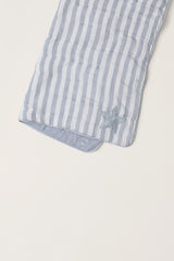Organic Cotton Double Cloth Stripe Toddler Quilt