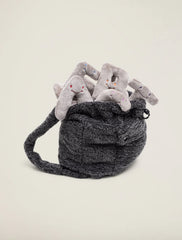 Alphapals Rhino Grey Backpack Set