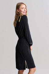 Luxe Milk Jersey® Robe with Piping