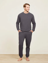 Malibu Collection® Waffle Knit Raglan Pullover