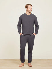 Malibu Collection® Waffle Knit Raglan Pullover