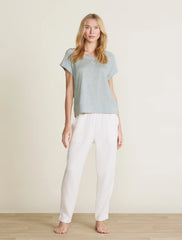 Malibu Collection® Linen Raglan Tee