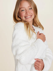 CozyChic® Youth Diamond Circle Cardi