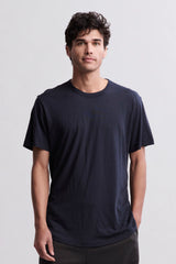 Malibu Collection® Short Sleeve Cotton Modal Crew