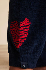 CozyChic Ultra Lite® Youth Embroidered Heart Pant