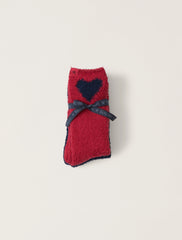 CozyChic® Heart Print Sock Set