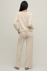 CozyChic Ultra Lite® Jersey Roll Pullover & Wide Leg Pant