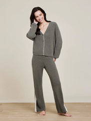 CozyChic Ultra Lite® Contrast Ribbed cardigan